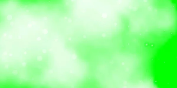 Güzel Yıldızlı Açık Yeşil Vektör Dokusu — Stok Vektör