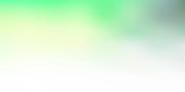Hellgrüner Vektor Verschwommenes Layout Leuchtend Bunte Unschärferelation Abstraktem Stil Ihr — Stockvektor
