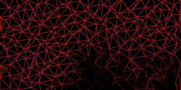 Hellrosa Rotes Vektordreieck Mosaikhintergrund Dekorative Bunte Illustration Mit Abstrakten Dreiecken — Stockvektor