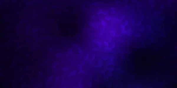 Темно Фиолетовый Векторный Шаблон Абстрактными Формами Красочная Иллюстрация Простыми Градиентными — стоковый вектор