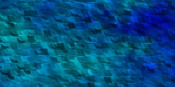 Heller Blauer Vektorhintergrund Mit Polygonalem Stil Illustration Mit Einer Reihe — Stockvektor