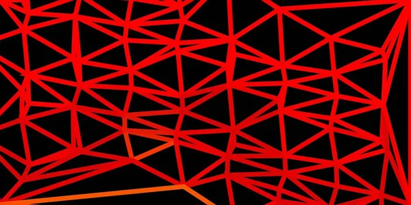 Sötétzöld Vörös Vektor Poli Háromszög Elrendezés Illusztráció Törött Üveg Stílusban — Stock Vector