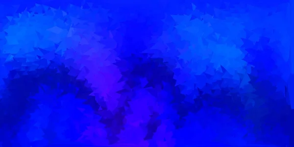 Rose Foncé Vecteur Bleu Motif Polygonal Illustration Abstraite Colorée Avec — Image vectorielle
