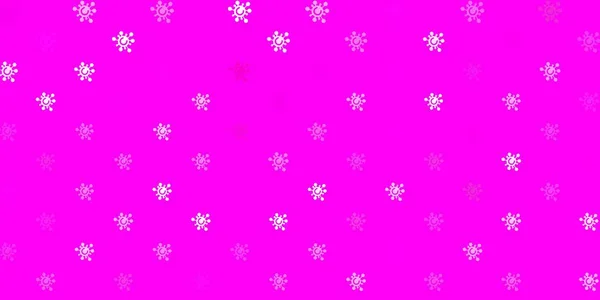 带有疾病符号的浅粉色矢量纹理 色彩斑斓的抽象图解 带有梯度医学形状 用于健康保护的墙纸 — 图库矢量图片