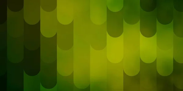 Hellgrüne Gelbe Vektorschablone Mit Linien — Stockvektor