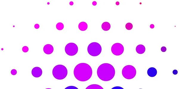 Светло Фиолетовый Векторный Фон Пузырьками — стоковый вектор