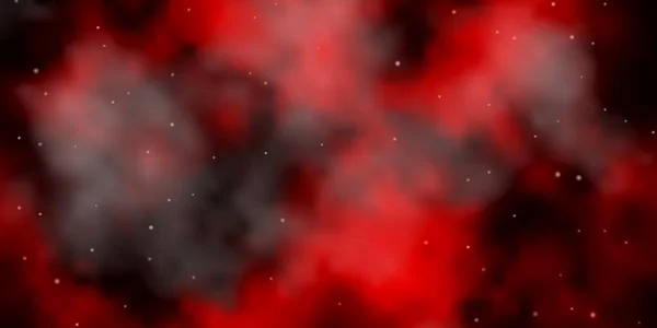 Diseño Vectorial Rojo Oscuro Con Estrellas Brillantes — Vector de stock