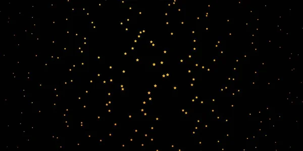 Plantilla Vectorial Naranja Oscura Con Estrellas Neón — Archivo Imágenes Vectoriales