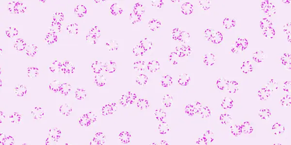 Texture Violet Clair Vecteur Rose Avec Disques Disques Colorés Abstraits — Image vectorielle