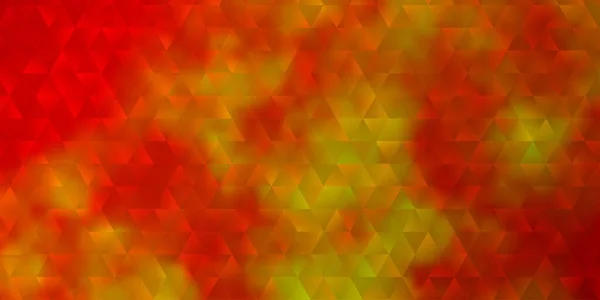 Світло Оранжева Векторна Текстура Трикутним Стилем Декоративний Дизайн Абстрактному Стилі — стоковий вектор