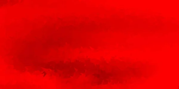 Templat Mosaik Vektor Merah Terang Ilustrasi Abstrak Modern Dengan Segitiga - Stok Vektor