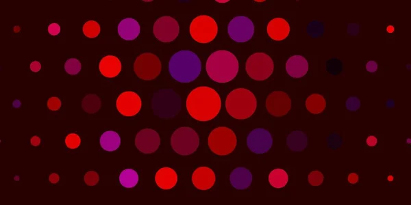 球体のあるライトピンク赤ベクトルパターン — ストックベクタ