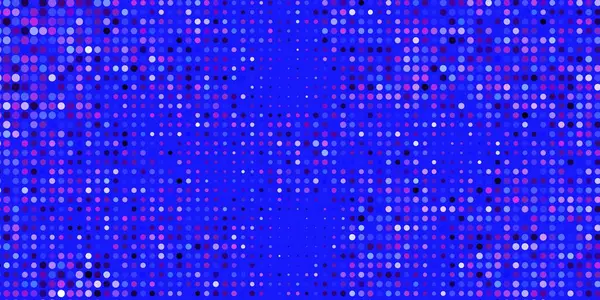Světle Růžová Modrá Vektorová Šablona Kruhy — Stockový vektor