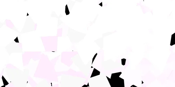 Világos Rózsaszín Sárga Vektor Sablon Háromszög Alakú Illusztráció Absztrakt Színes — Stock Vector