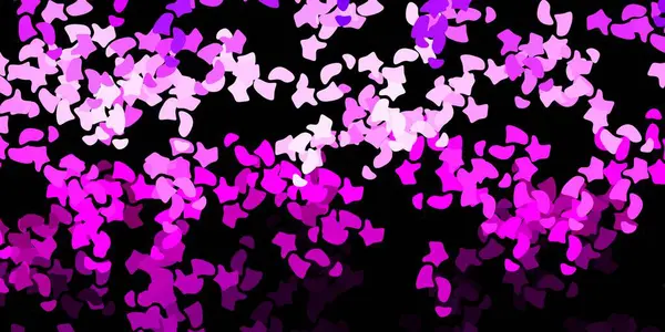 Темно Фіолетовий Рожевий Векторний Візерунок Абстрактними Формами Сучасна Абстрактна Ілюстрація — стоковий вектор