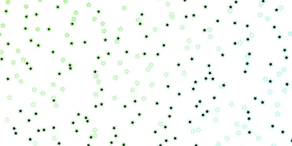 Texture Vectorielle Vert Foncé Avec Belles Étoiles — Image vectorielle