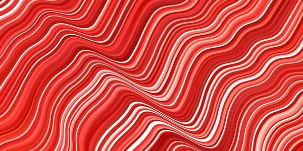Texture Vectorielle Rouge Clair Avec Des Lignes Douces Illustration Colorée — Image vectorielle