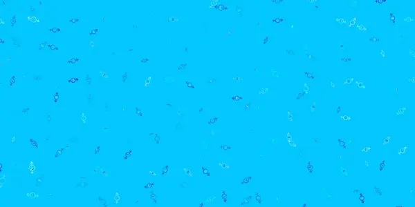 Φως Μπλε Διάνυσμα Φόντο Σύμβολα Γυναίκα Απλός Σχεδιασμός Αφηρημένο Στυλ — Διανυσματικό Αρχείο