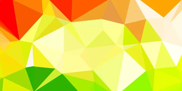 Светло Зеленый Красный Вектор Треугольник Абстрактная Иллюстрация Элегантными Градиентными Треугольниками — стоковый вектор