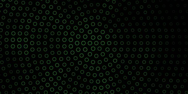 Modèle Vectoriel Vert Foncé Avec Cercles — Image vectorielle