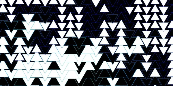 Modèle Vectoriel Bleu Foncé Avec Lignes Triangles — Image vectorielle