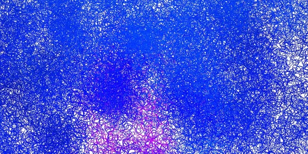 Темно Синий Векторный Рисунок Изогнутыми Линиями Красочная Иллюстрация Абстрактном Стиле — стоковый вектор