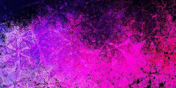 Темно Фиолетовый Розовый Векторный Рисунок Сферами Абстрактная Иллюстрация Красочными Пятнами — стоковый вектор