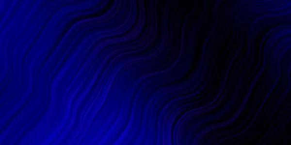 Dunkelrosa Blaues Vektorlayout Mit Kurven — Stockvektor