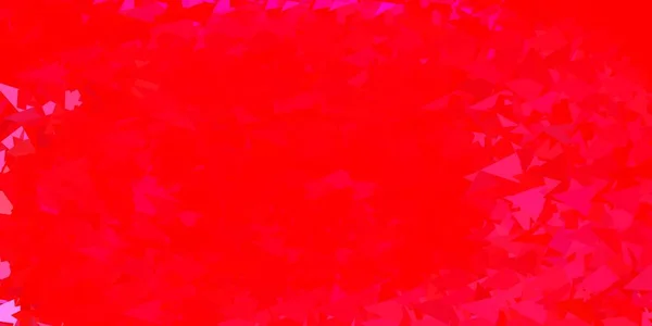 Modello Poligonale Vettoriale Giallo Rosa Chiaro Illustrazione Decorativa Colorata Con — Vettoriale Stock
