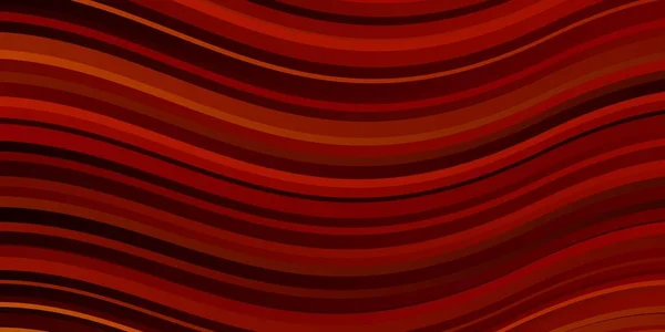 Fond Vectoriel Rouge Foncé Avec Lignes Courbes — Image vectorielle