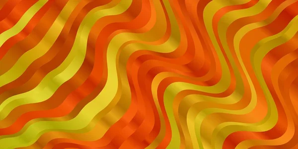 Rouge Clair Motif Vectoriel Jaune Avec Lignes Irisées — Image vectorielle