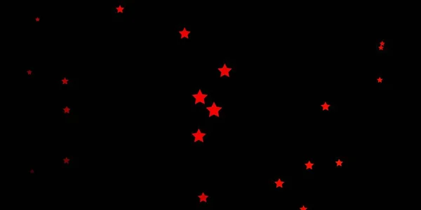 Fundo Vetor Vermelho Escuro Com Estrelas Coloridas —  Vetores de Stock