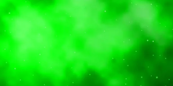 Світло Зелений Векторний Фон Барвистими Зірками — стоковий вектор