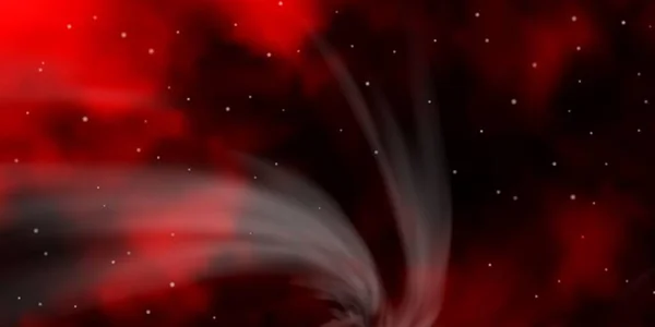 Patrón Vectorial Rojo Oscuro Con Estrellas Abstractas — Archivo Imágenes Vectoriales