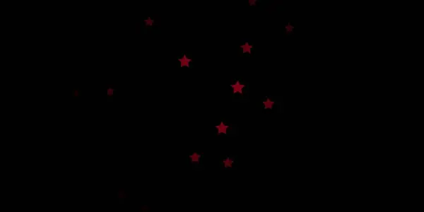 Dunkelrosa Vektor Hintergrund Mit Bunten Sternen — Stockvektor