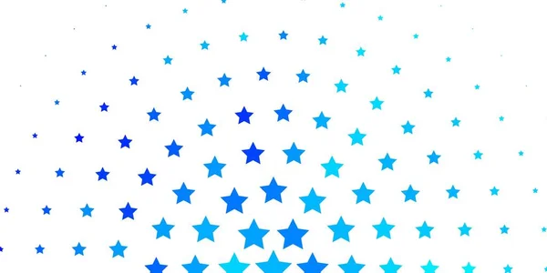 Textura Vetorial Azul Claro Com Belas Estrelas —  Vetores de Stock