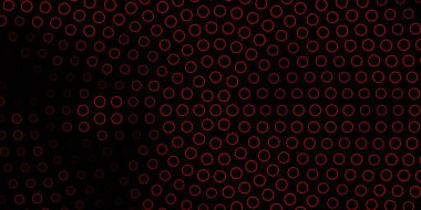 Koyu kırmızı, daireli sarı vektör şablonu.