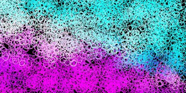 Soyut şekilli koyu pembe, mavi vektör şablonu. Basit bir şekilde gradyan olan renkli soyut biçimler. Duvar kağıdı seti için zarif tasarım.