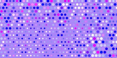 Açık pembe, noktalı mavi vektör arkaplanı. Doğa tarzında rengarenk çizimler. Broşürler, broşürler için desen.