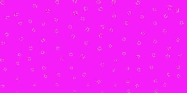 Dairesel şekilli açık pembe vektör düzeni. Doğa tarzında rengarenk çizimler. Reklamlarınız için tasarım.