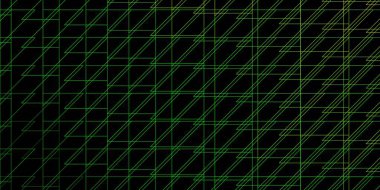 Koyu yeşil, çizgileri olan sarı vektör düzeni.