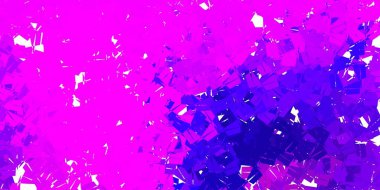 Koyu mor vektör geometrik çokgen duvar kağıdı. Değişken üçgen şekilli yeni renkli çizimler. Tasarımın için en iyi seçim.