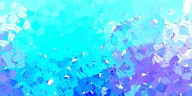 Açık pembe, mavi vektör gradyan çokgen duvar kağıdı. Zarif eğimli üçgenli soyut illüstrasyon. Web siteleri için akıllı desen.