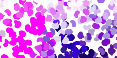 Soyut şekilli açık mor vektör deseni. Basit gradyan şekilli renkli bir çizim. Web siteniz için basit illüstrasyon.