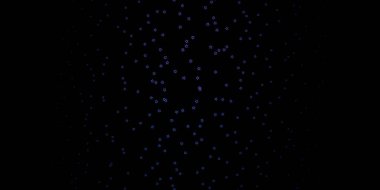 Koyu pembe, küçük ve büyük yıldızlı mavi vektör arkaplan.