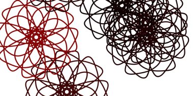 Açık kırmızı vektör çiçekli doğal arkaplan. Soyut arka planda gradyan çiçekleri olan modern tasarım. İşiniz için en iyi tasarım.