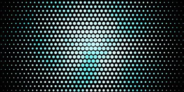 Daireli koyu mavi vektör deseni.