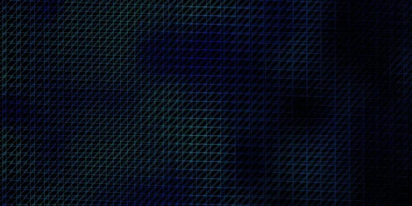 Mörkblå Vektor Mall Med Linjer — Stock vektor