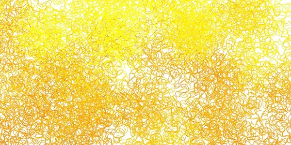 Ciemnozielone Żółte Tło Wektora Wry Lines Kolorowa Ilustracja Zakrzywionymi Liniami — Wektor stockowy