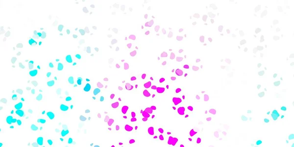Светло Розовый Синий Векторный Фон Произвольной Формы Иллюстрация Красочными Формами — стоковый вектор